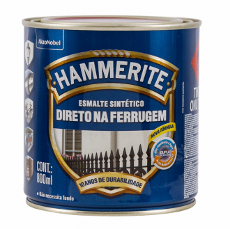 Esmalte Coral Hammerite Branco Brilhante 0.8L