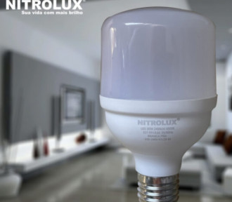 Lâmpada Nitrolux Led Bulbo T70 30W 6500K