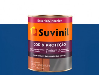 Esmalte Suvinil Cor e Proteção Brilhante Azul Del Rey 0.9L