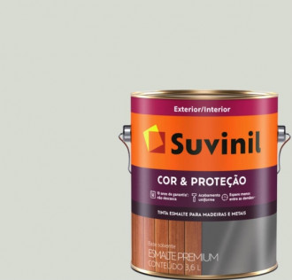 Esmalte Suvinil Cor e Proteção Brilhante Branco Gelo 3.6L