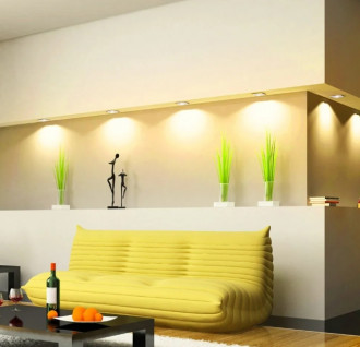 Spot LLUM Easy Led Embutir 3W Quadrado 3K BC