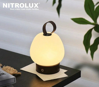 Abajur Nitrolux Touch Recarregável ATS-003