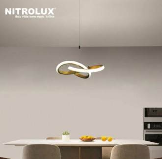 Pendente Nitrolux Led LP-023D 25W 3 em 1