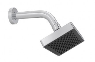 Ducha Deca Flex Retangular de Parede Quadrado Cromado 2082 C.STD