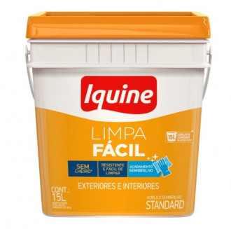 Tinta Iquine Limpa Fácil Semibrilho Pérola Retangular 15L