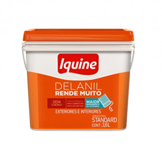 Tinta Iquine Delanil Acrílico Fosco Concreto Retangular 3.6L