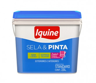 Tinta Iquine Sela e Pinta Fosco Areia Retangular 3.6L