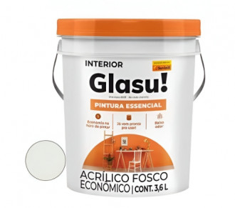 Tinta Glasu Pintura Essencial Fosco Branco Gelo 3.6L