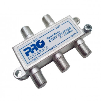 Divisor Proeletronic 1:4 130dB CATV 1GHz