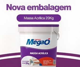 Massa Megaó Acrílica Balde 20KG