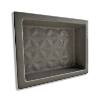 Nicho Bella Pia Delux 47.5x37 Granitado Cinza