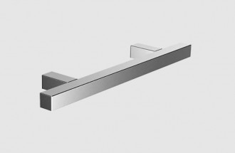 Puxador Soprano Biata Quadrado 160mm Inox Níquel Escovado 