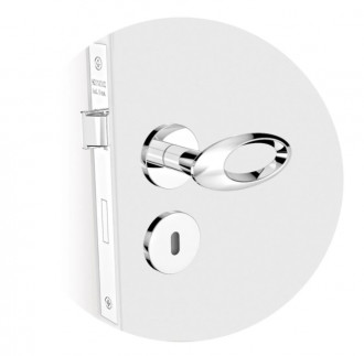 Fechadura Soprano Open Golf Interno Roseta 22 Cromado 