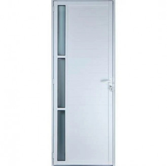 Porta Quality Lambri 210X1 com Bandeira Esquerda Branco