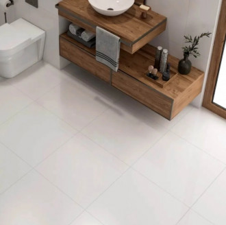 Cerâmica Riviera Branco 54x54 Arielle Tipo B