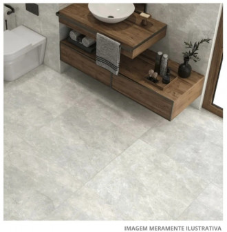 Cerâmica Arielle 68x68 Antúrio Cinza Tipo B