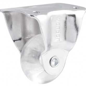 Rodízio Vonder Fixo 1.3/8" Poliuretano Transparente 