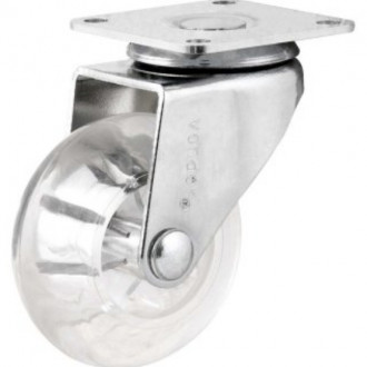 Rodízio Giratório 1.3/8"  Vonder Poliuretano Transparente