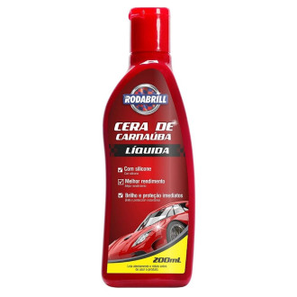 Cera de Carnaúba Líquida 200ML Rodabrill