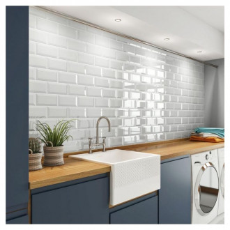 Cerâmica 10x20 Branco Gelo BRK20030 Tipo A Tecnogres