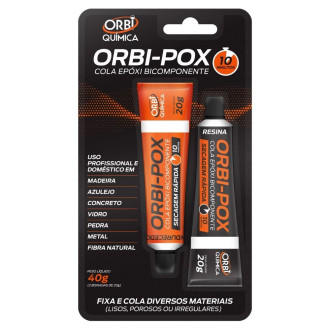 Cola Epoxi 2X20G Resina/Endurecedor Orbi