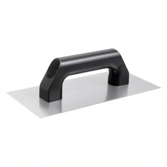 Desempenadeira aço 26cm lisa cabo plástico Cortag