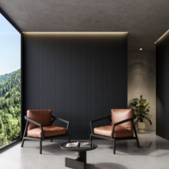 Cerâmica Biancogres 45X90 Ripa Nero Retificada Tipo A