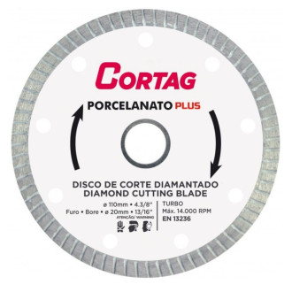 Disco Diamantado Porcelanatto Plus Cortag 