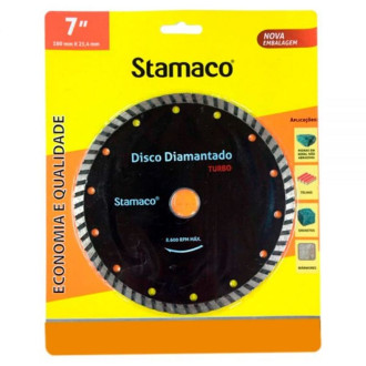 Disco Diamantado Turbo 7” 180mm Stamaco