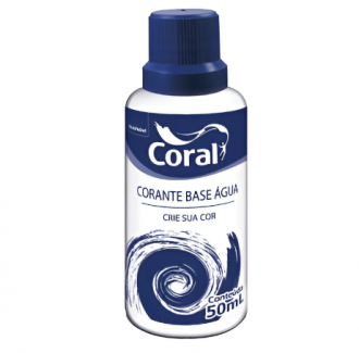 Corante Coral Base Água Castanha 0.05L