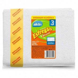 Esfregão Alvejado Com 3 Alklin 