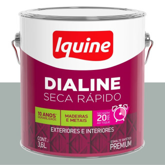 Esmalte Dialine Secagem Rápida Alto Brilho Platina 3.6L Iquine