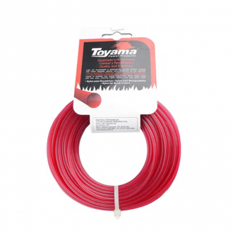 Fio De Nylon 2.65mmX15m Redondo Loop Vermelho Toyama 