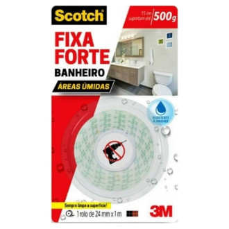 FITA FIXA FORTE COZINHA 24MM X 1.5 METROS 3M