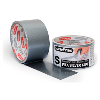 Fita Silver Tape 48MMX50M Prata 960 Adelbras