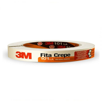 Fita Crepe 101LA - Rolo 18 mm x 50 m 3M