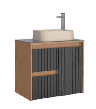 Gabinete cozimax mad kyoto 60CM preto