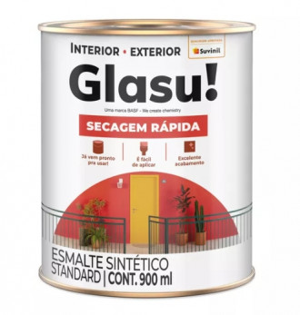 Esmalte Glasu Secagem Rápida Brilhante Branco 900ml