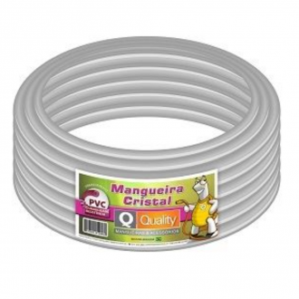 Mangueira em PVC 1/2x1,5 10m cristal transparente Quality