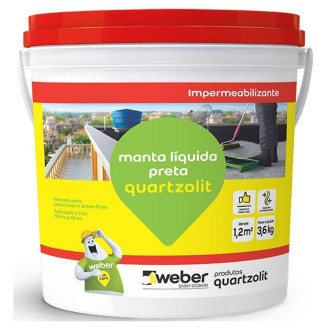 Manta Líquida Quartzolit Branca 3.6L