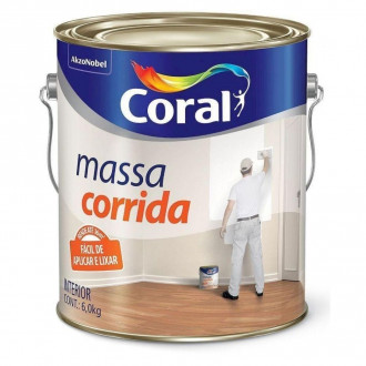 Massa Corrida 6.0KG Coral 