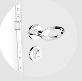 Fechadura soprano open golf externa cromado ROS22