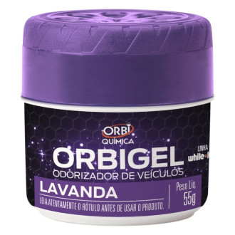 Orbigel Odorizador Para Veiculos Lavanda 55G Orbi