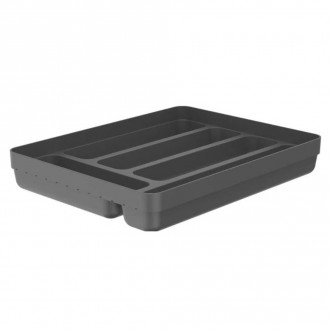 Organizador de Talheres Logic 35x27x 5,5 cm Chumbo OU