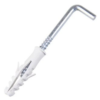 Parafuso Escapula Zincada com Buchas Nylon 8mmcom 4 unidades Bem Fixa