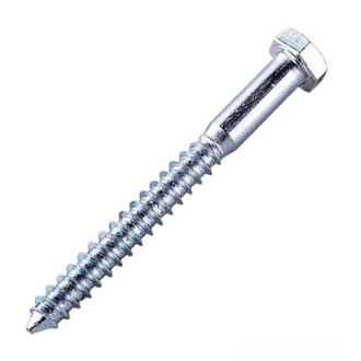 Parafuso Rosca Soberba com Cabeça Sextavada 1/4" x 50 mm 4 Unidades Bemfixa