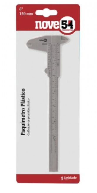 Paquímetro plástico 6" 150MM nove54