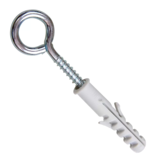 Pitão Zincado com Bucha de 10mm com 2 Unidades Bemfixa