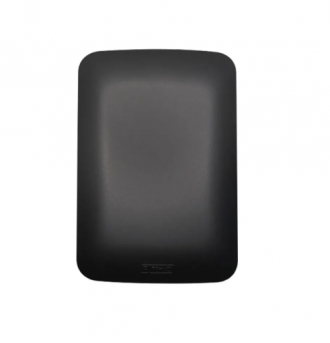 Placa canoa cega preta romazi 4X2 