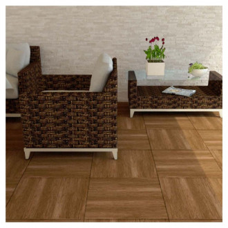 Porcelanato 58x58 HD Pier Marrom Antiderrapante Tipo A Pamesa